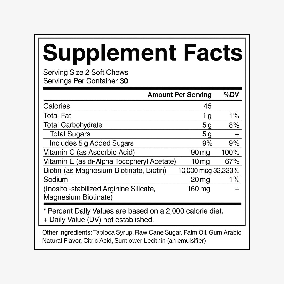 Hair Growth Accelerator Gummies