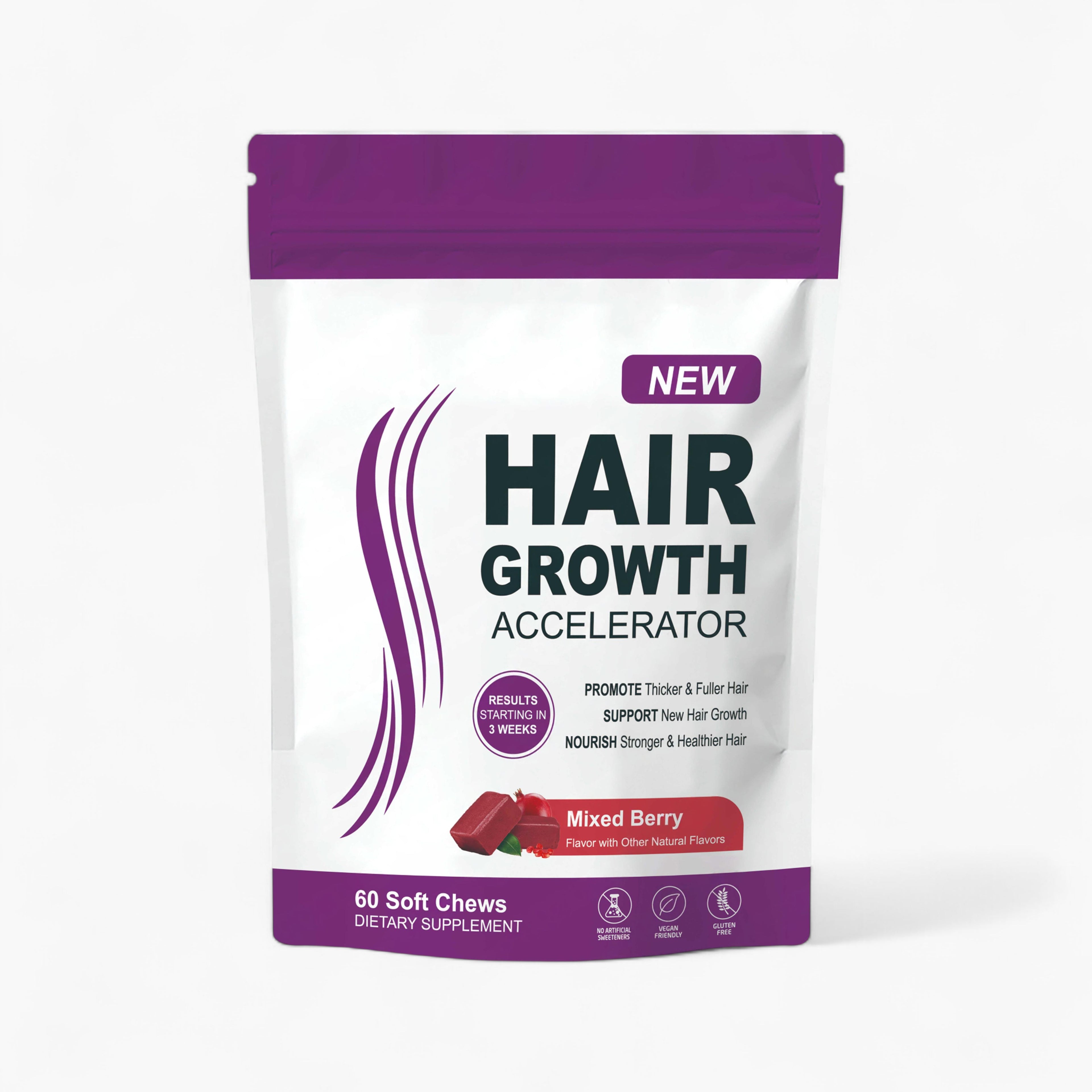 Hair Growth Accelerator Gummies