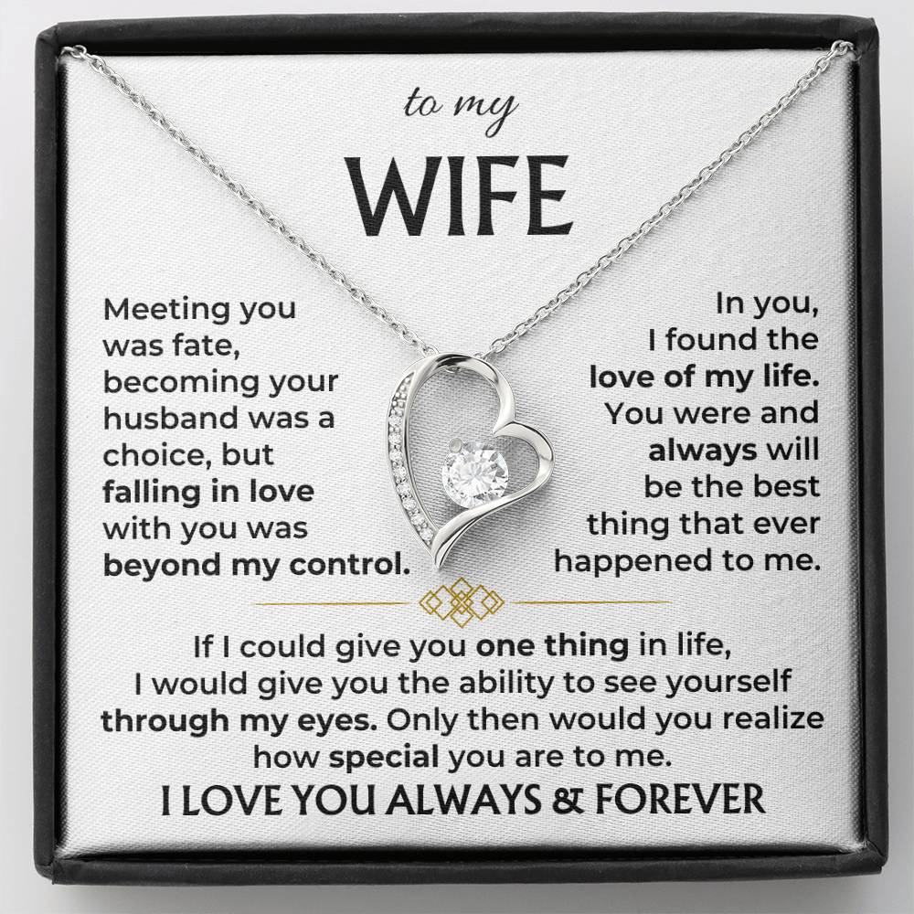 To My Wife Necklace SKU4