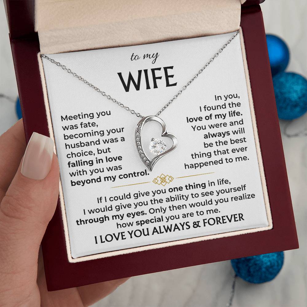 To My Wife Necklace SKU4