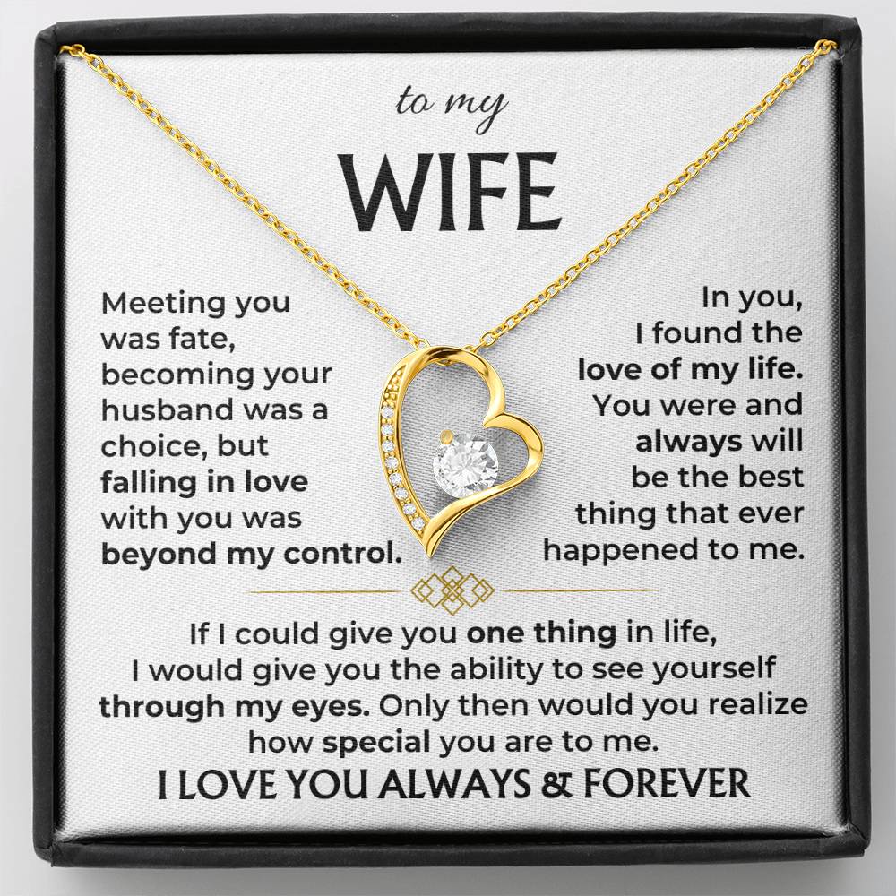 To My Wife Necklace SKU4